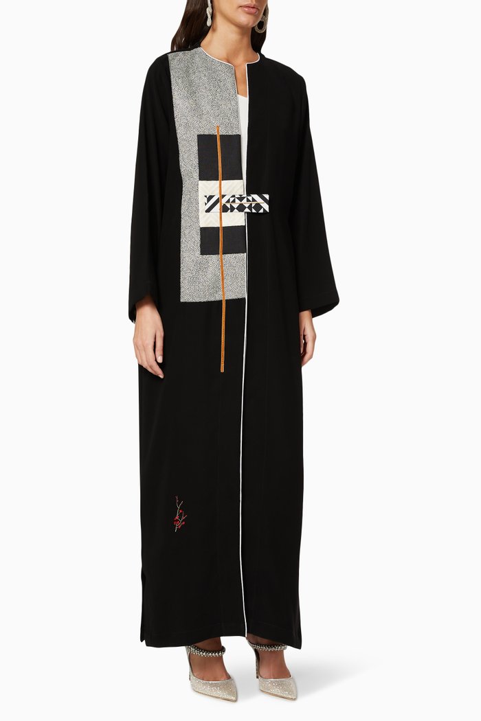 

Art Crepe Abaya, Black