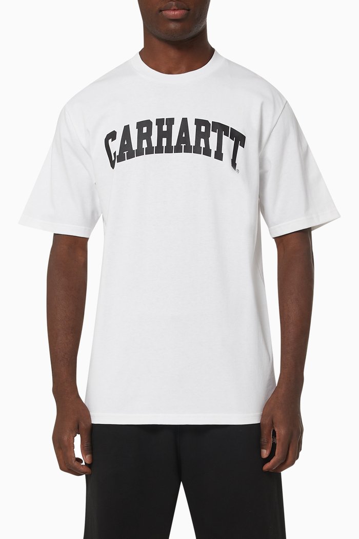 

University T-shirt in Cotton, White