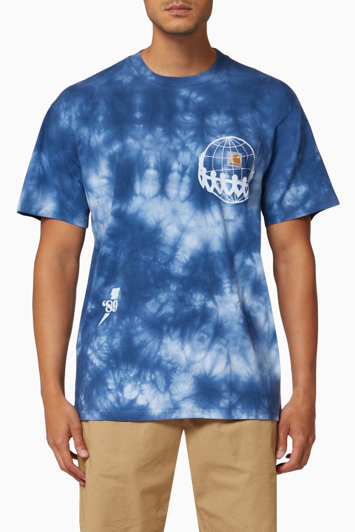 

Joint Pocket Organic Cotton T-shirt, Blue