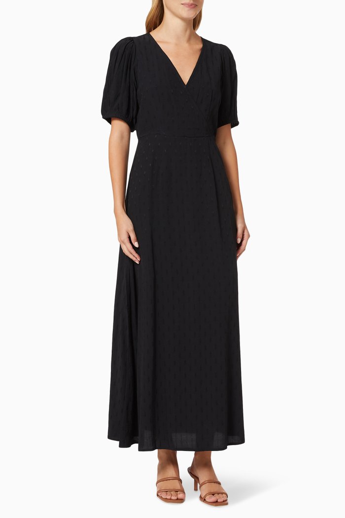 

Yasally Jacquard Dress, Black