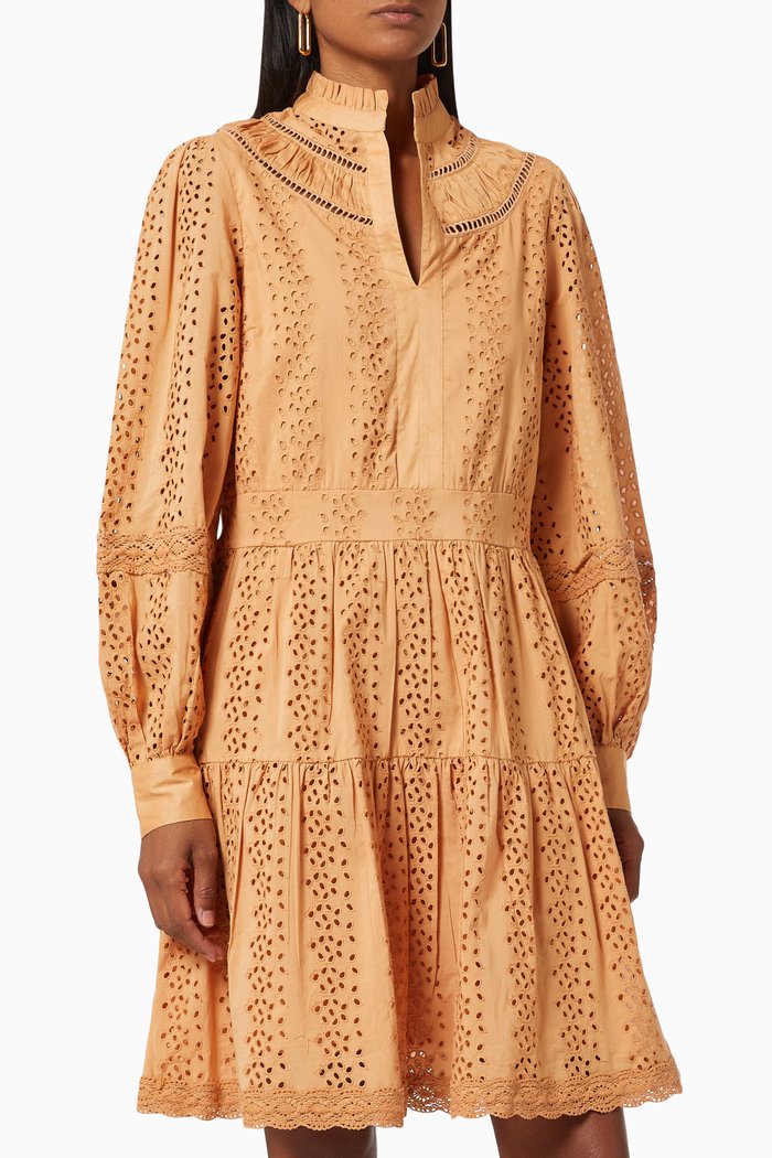 

Yasgargi Embroidered Dress, Neutral