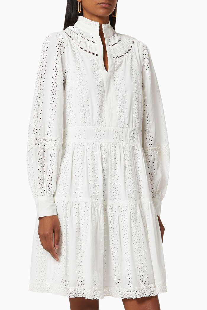 

Yasgargi Embroidered Dress, White