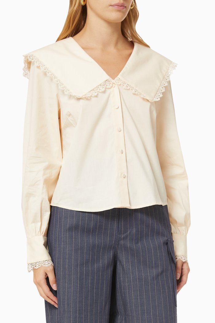 

Yasaprilla Shirt in Cotton, Neutral