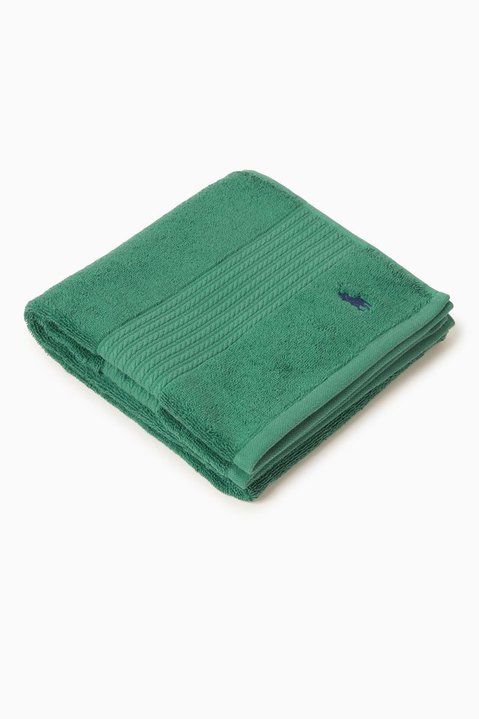 

Player Hand Towel in Terry Cotton, Green