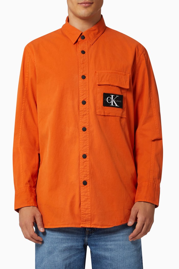 

GMD Shirt in Cotton, Orange