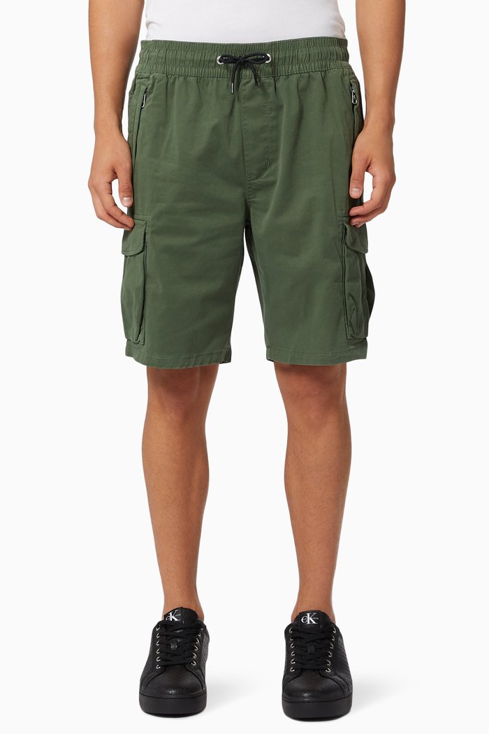 

GMD Cargo Shorts in Cotton, Green