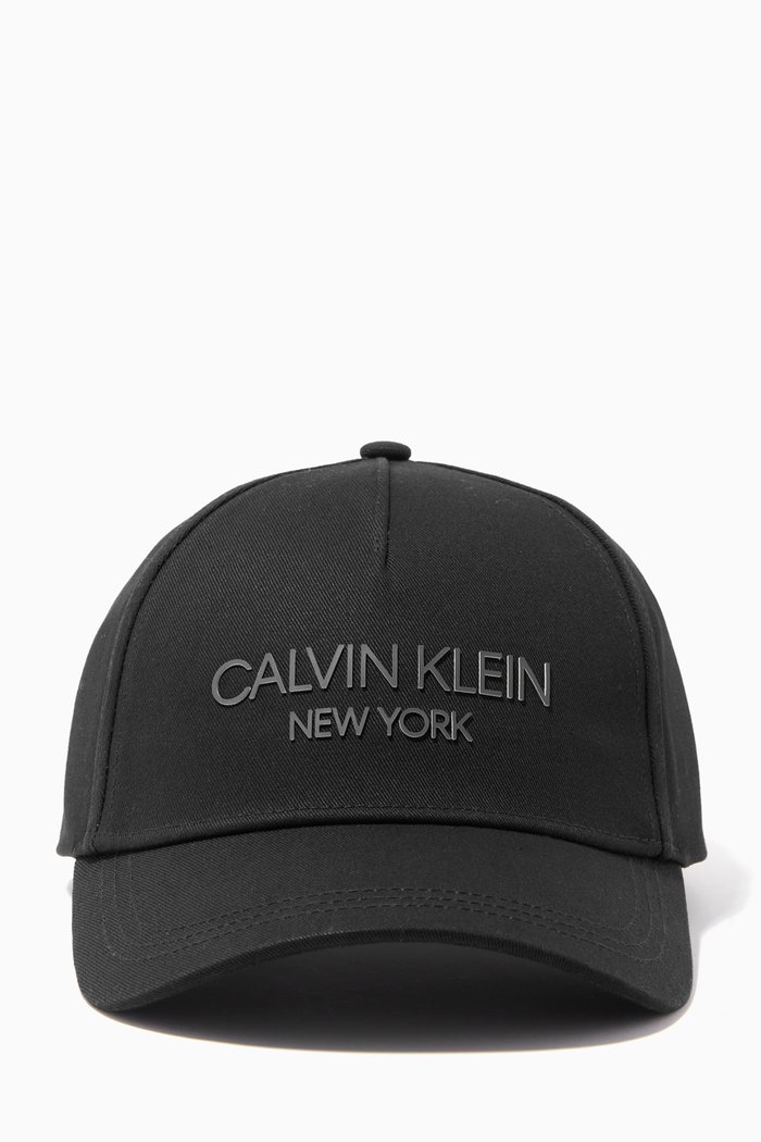 

Baseball Cap in Cotton, Black