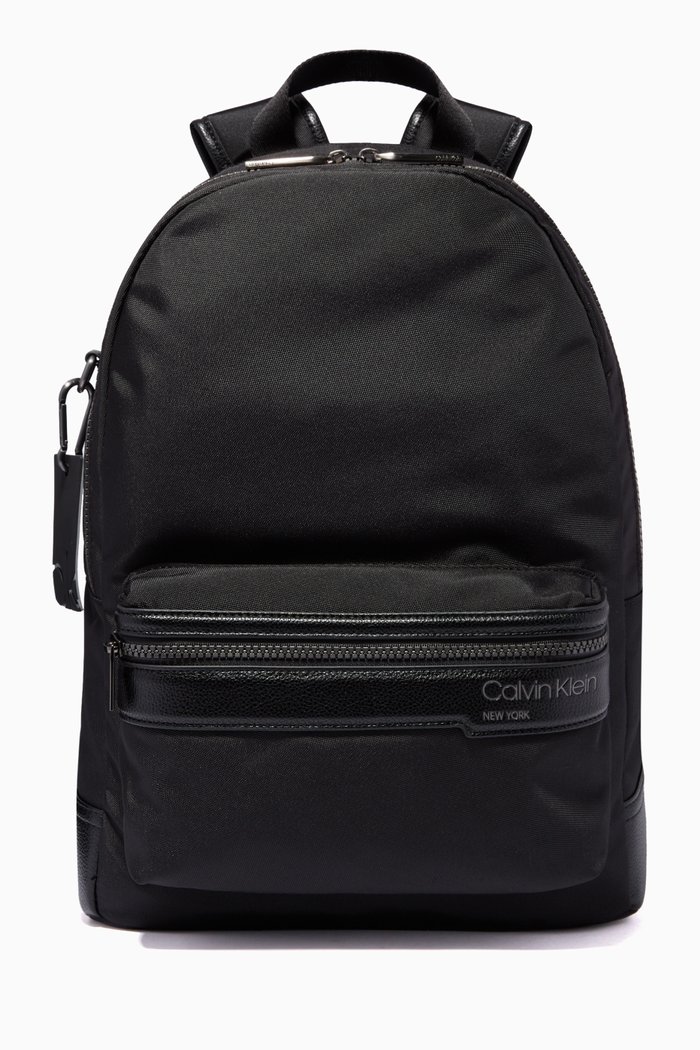 

Campus Backpack in Recycled Polyester, Black