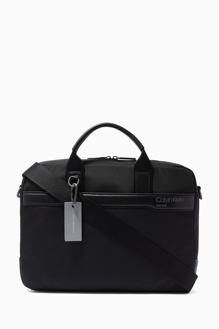 

Laptop Bag in Recycled Polyester, Black