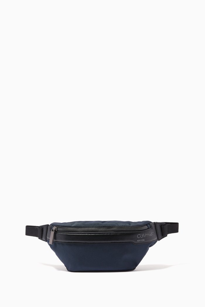 Belt Bag in Recycled Polyester, Blue