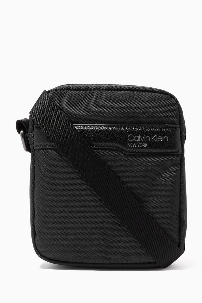 

Small Crossbody Bag in Recycled Polyester, Black