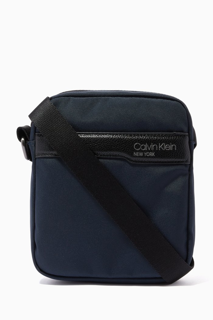 

Small Crossbody Bag in Recycled Polyester, Blue
