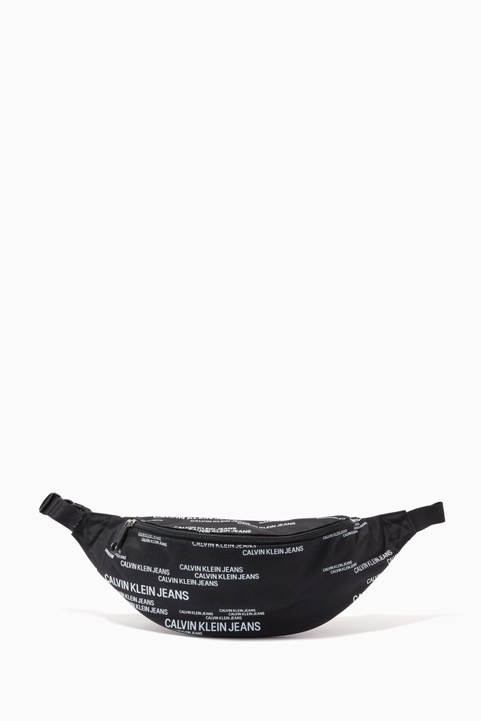 

Industrial Logo Belt Bag in Recycled Polyester, Black