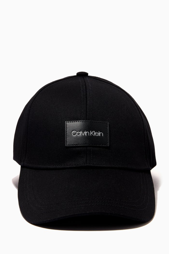 

Logo Patch Cap in Organic Cotton Twill, Black
