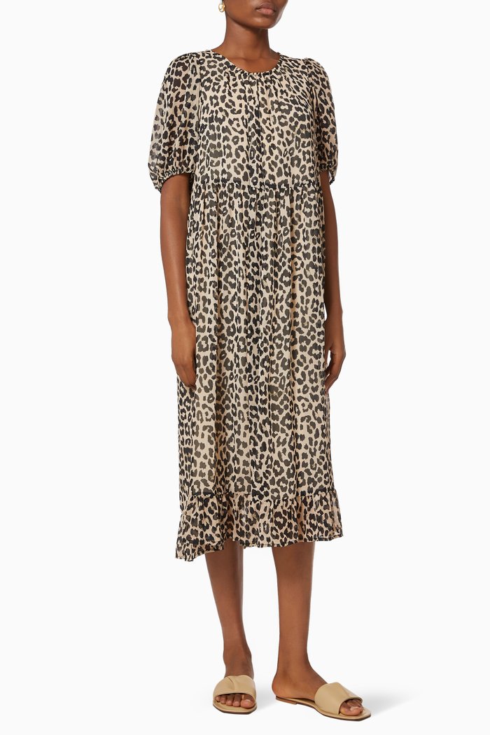 

Leopard Print Dress, Multicolour