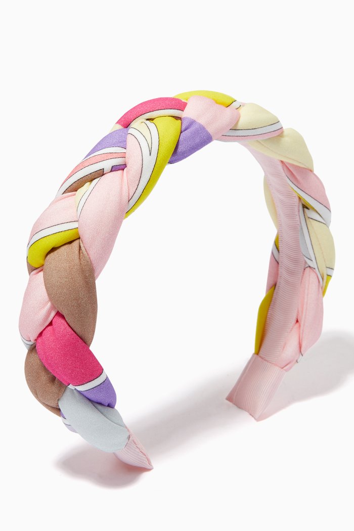 

Geometric Print Hairband, Multicolour