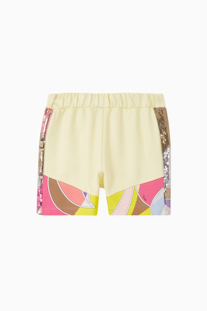 

Quirimbas Print Shorts in Cotton, Multicolour