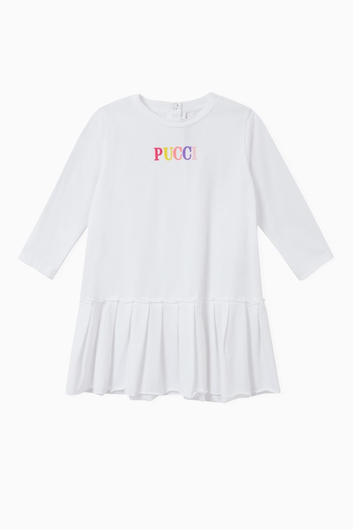 

Logo Print T-shirt in Stretch Cotton, White
