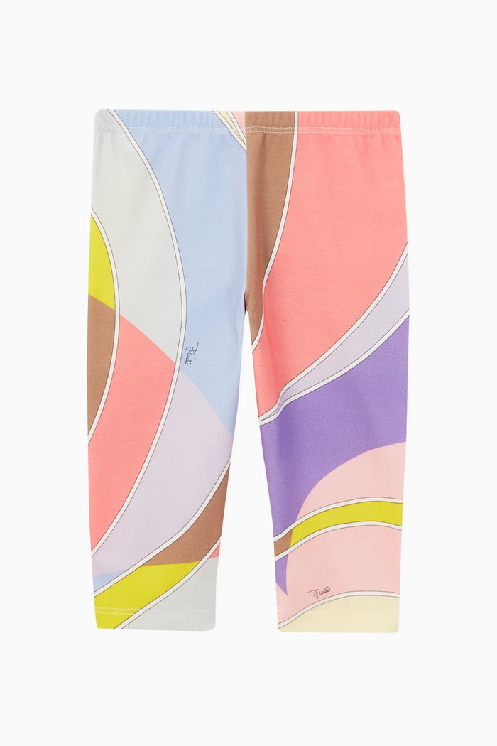 

Quirimbas Print Cotton Leggings, Multicolour