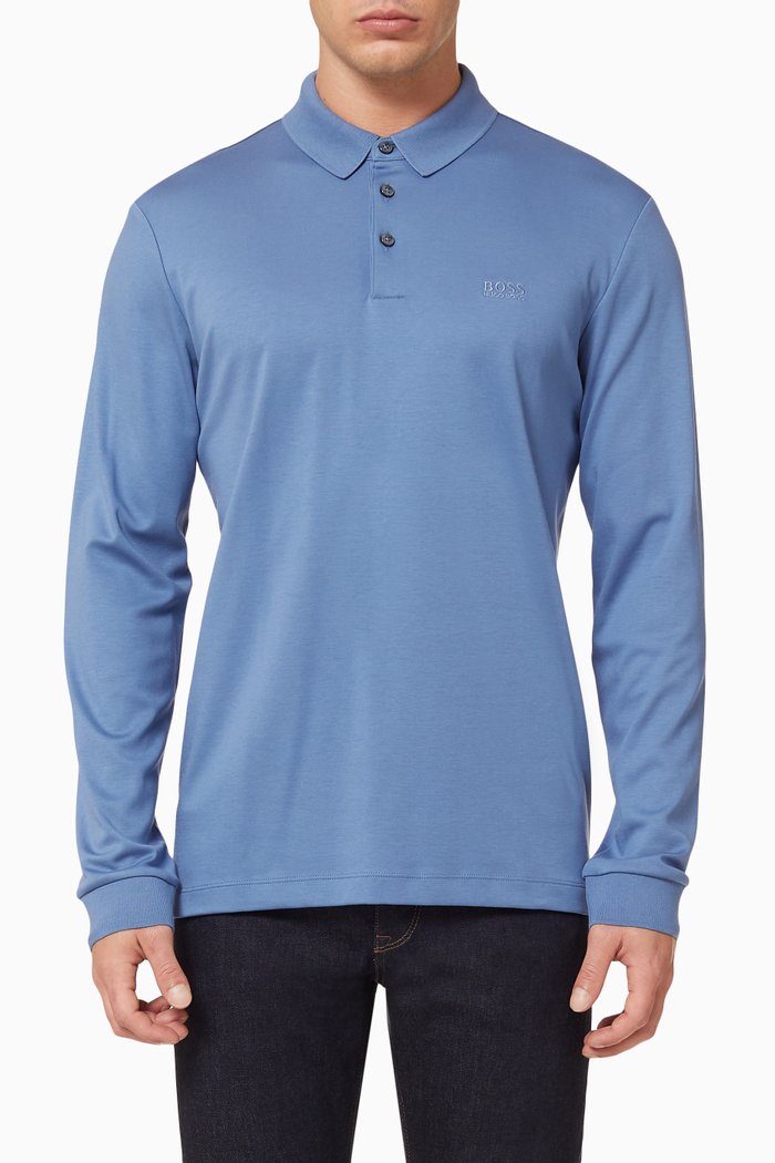 

Pado Cotton Polo Shirt, Blue