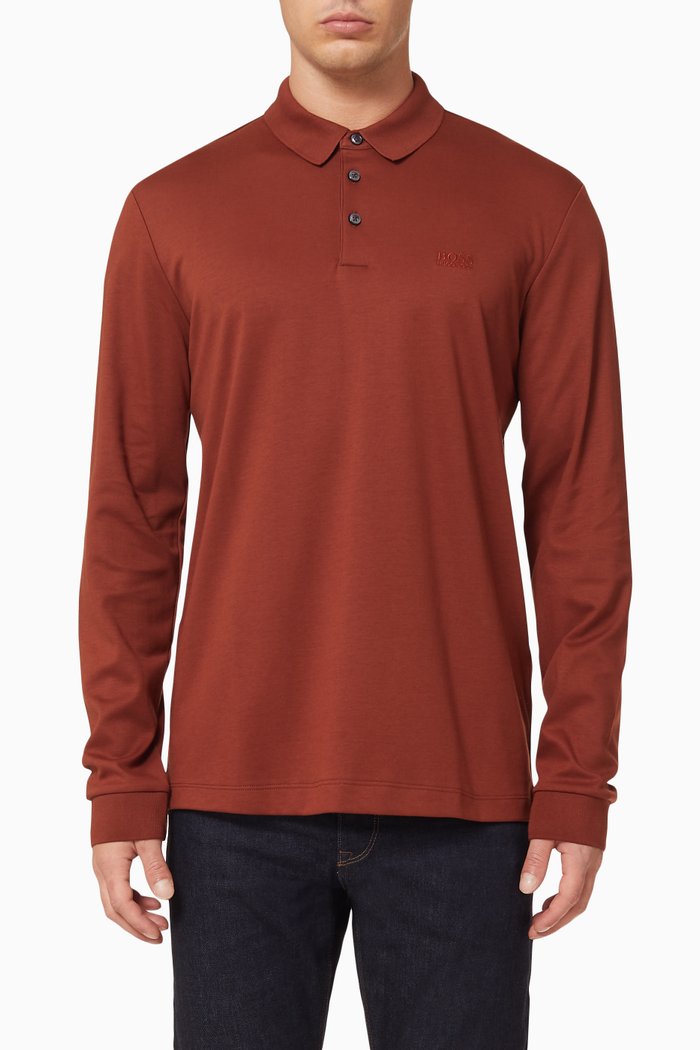 

Pado Cotton Polo Shirt, Orange
