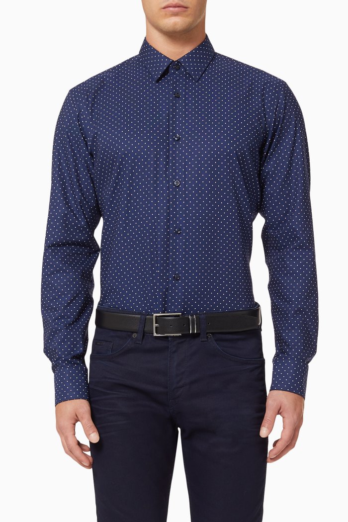 

Eliott Cotton Shirt, Blue