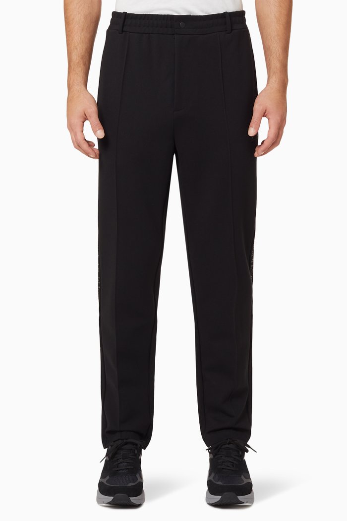 Halboa Jersey Tracksuit Trousers, Black
