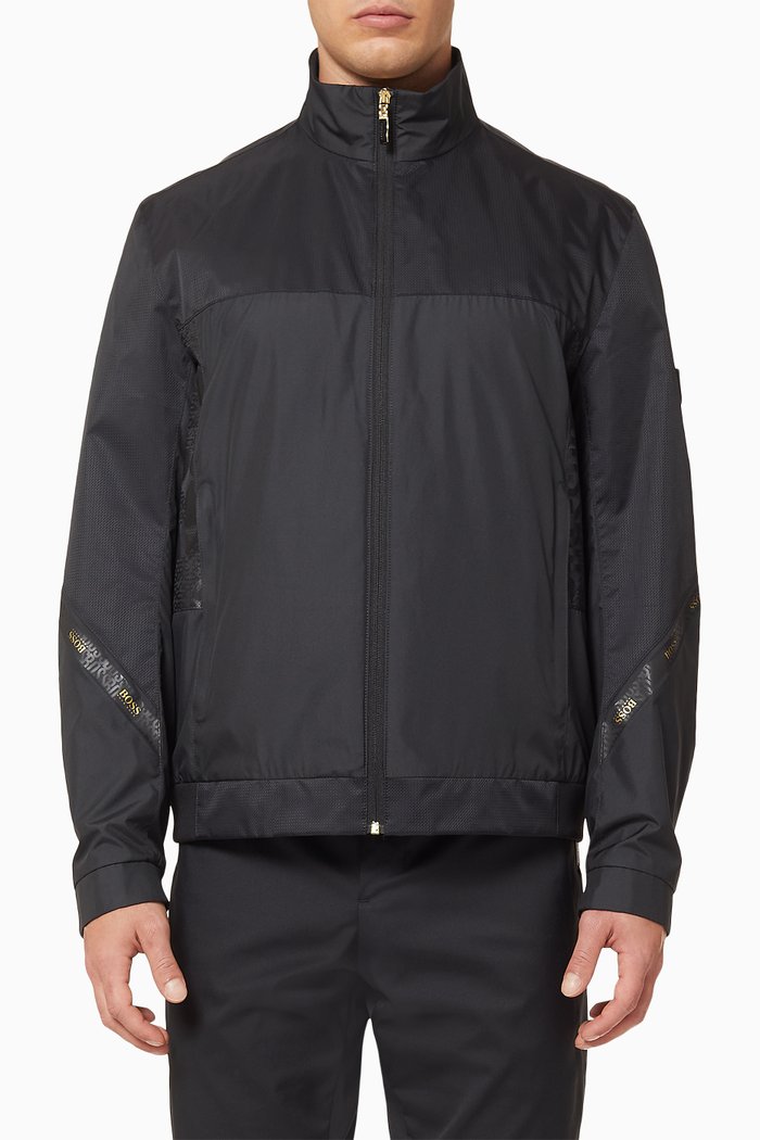 

Zircon Recycled Technical Fabric Jacket, Black