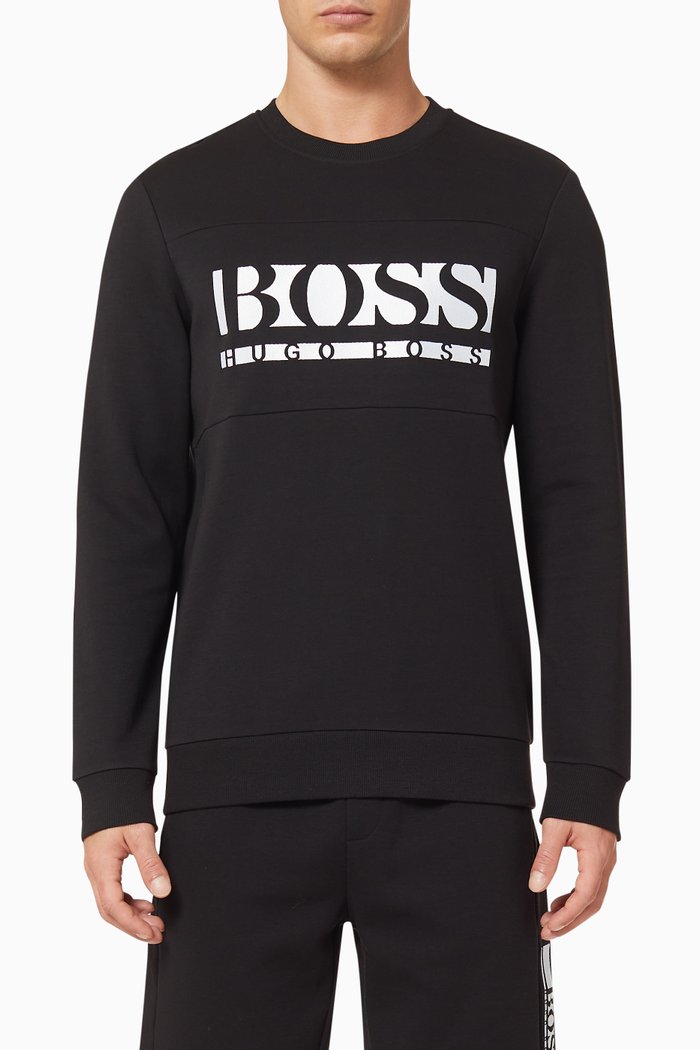 

Salbo 1 Slim Jersey Sweatshirt, Black