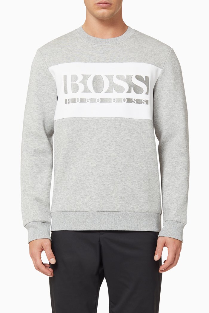 

Salbo 1 Slim Jersey Sweatshirt, Grey