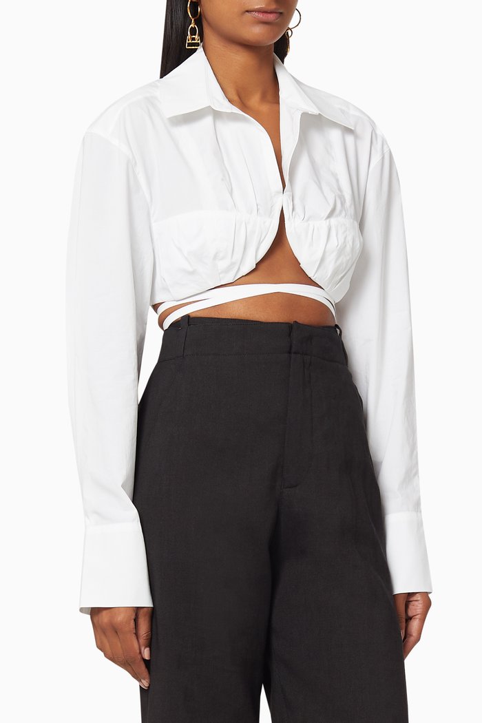

La Chemise Baci in Cotton, White