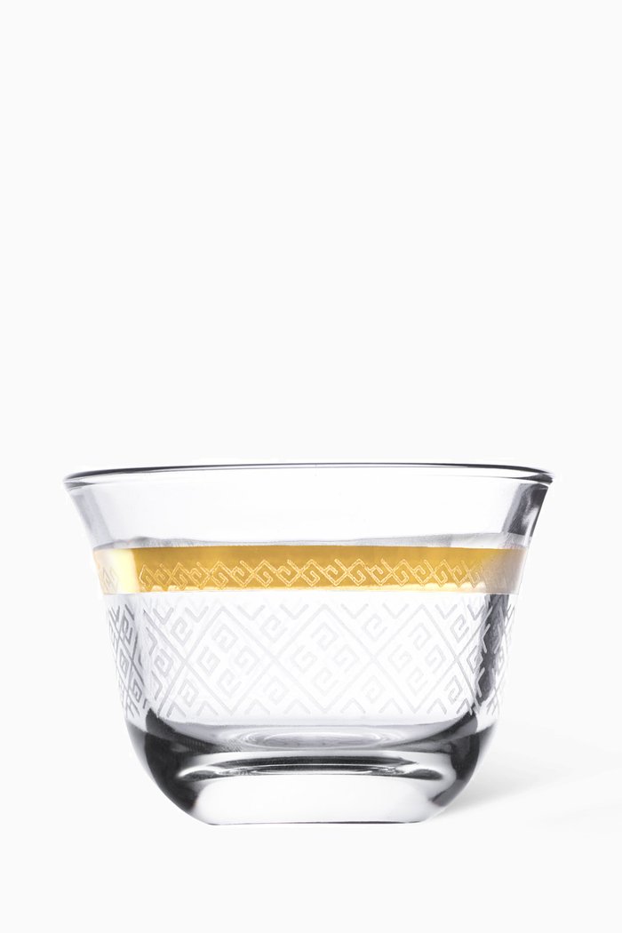 

Crown Cawa Cup, Set of 6, Gold