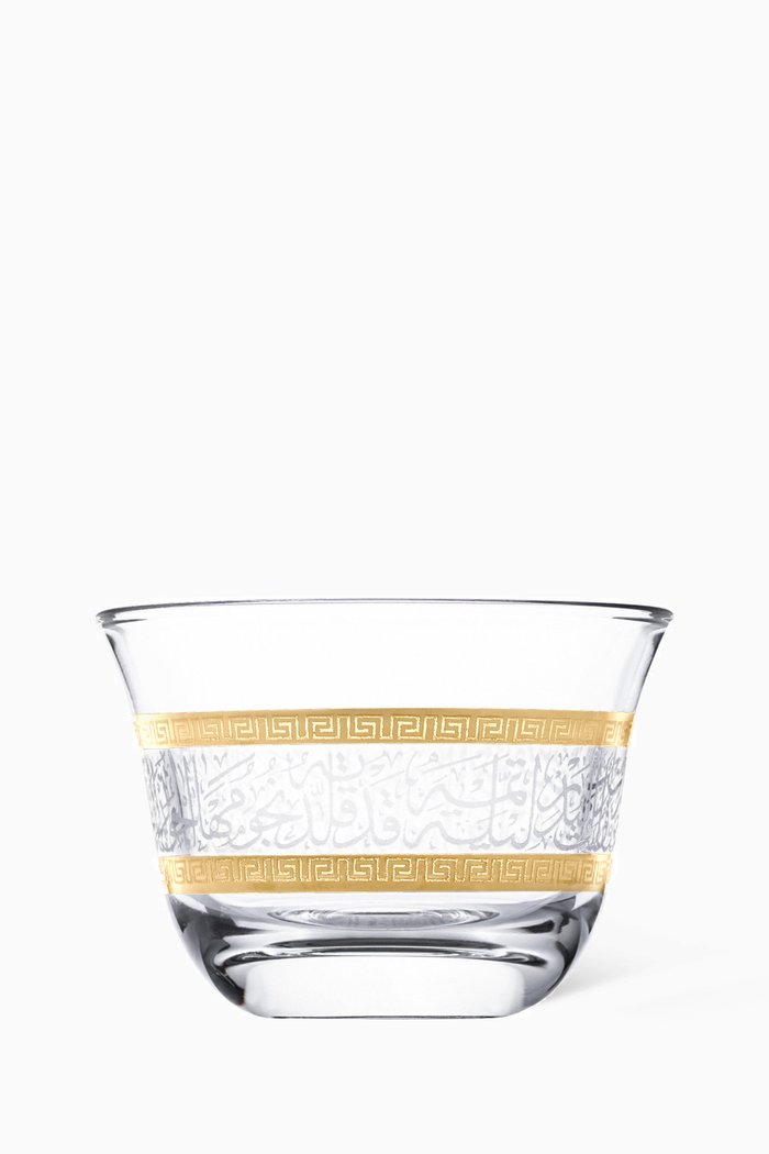 

Lu'Lu' Cawa Cup, Set of 6, Gold