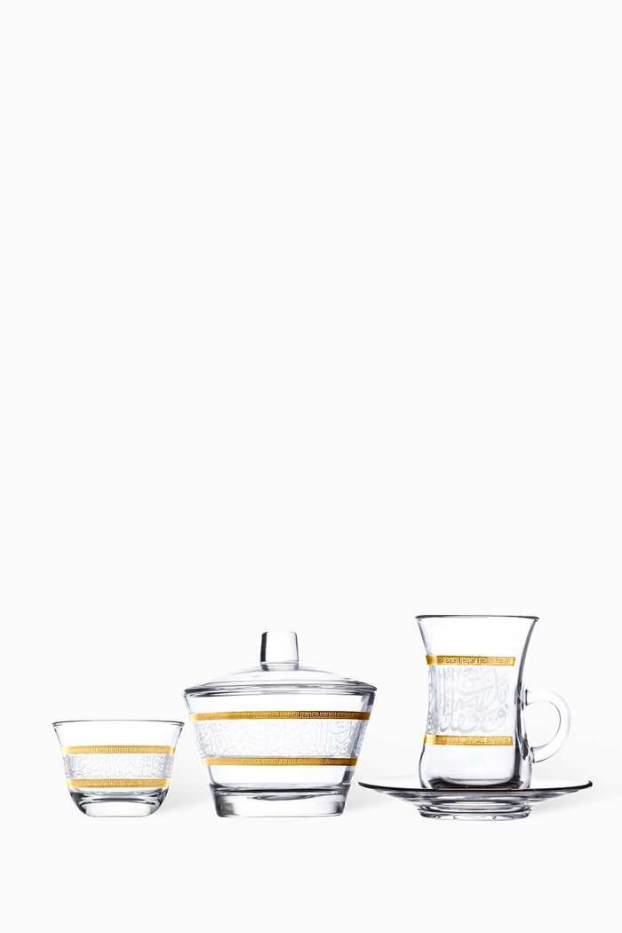 

Lu'Lu' Assorted Drinkware Set, Gold