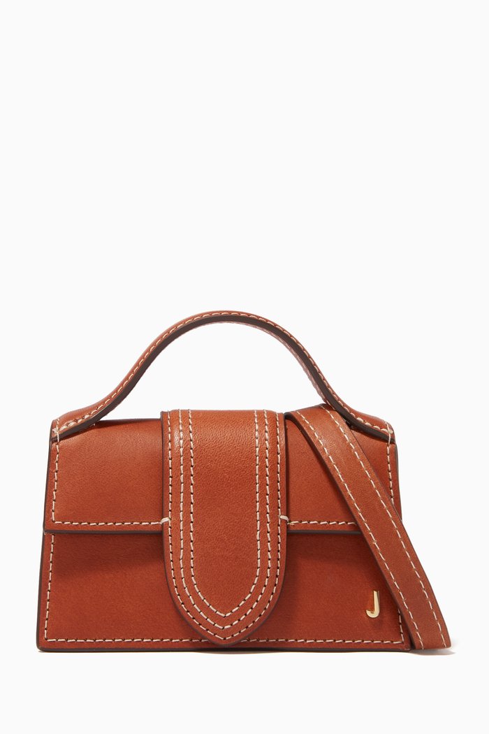 

Le Petit Bambino Bag in Leather, Brown