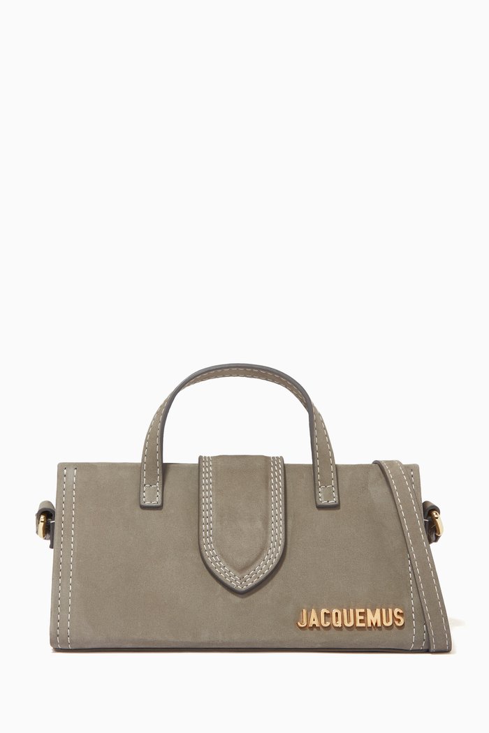 

Le Porte Lunettes Bag in Leather, Grey
