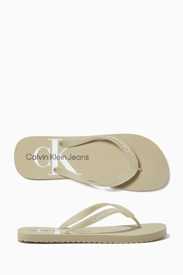 

Monogram Flip Flops, Neutral