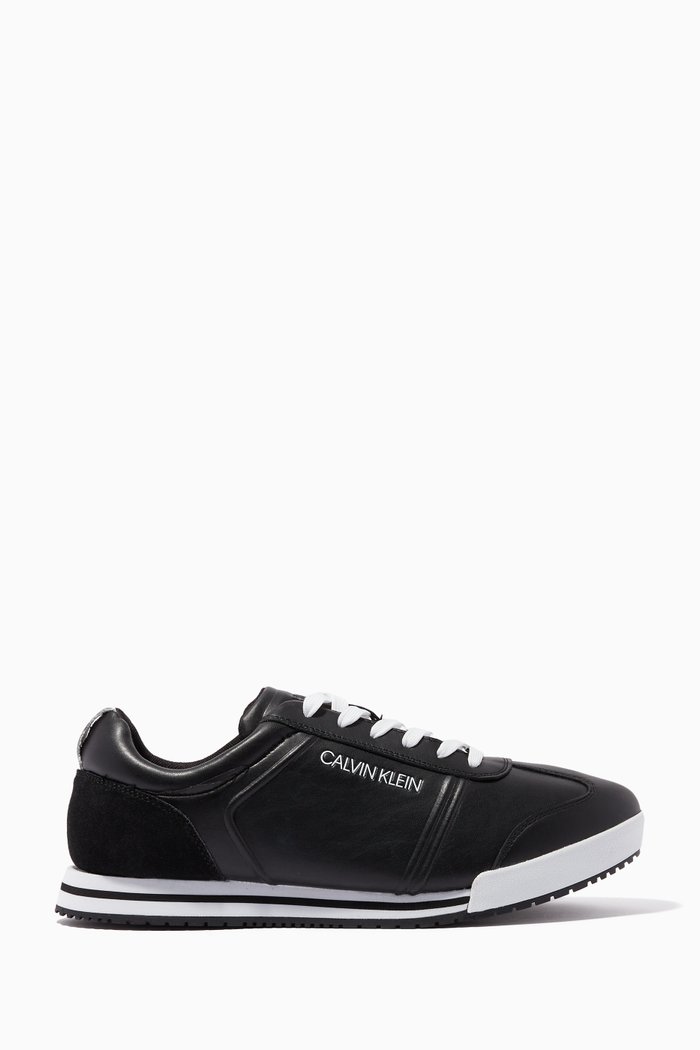 

Low-top Logo Sneakers, Black