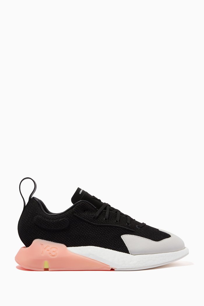 

Orisan Sneakers in Mesh & Leather, Black
