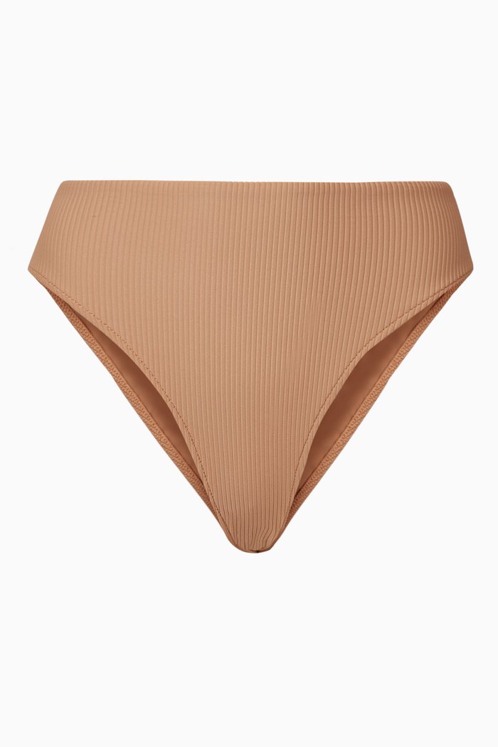 

Jenna High Waist Bikini Bottom, Neutral