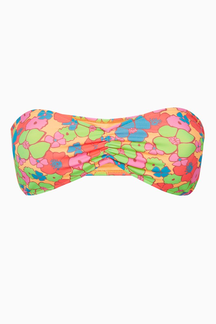 

Jeanette Bandeau Strapless Bikini Top, Multicolour