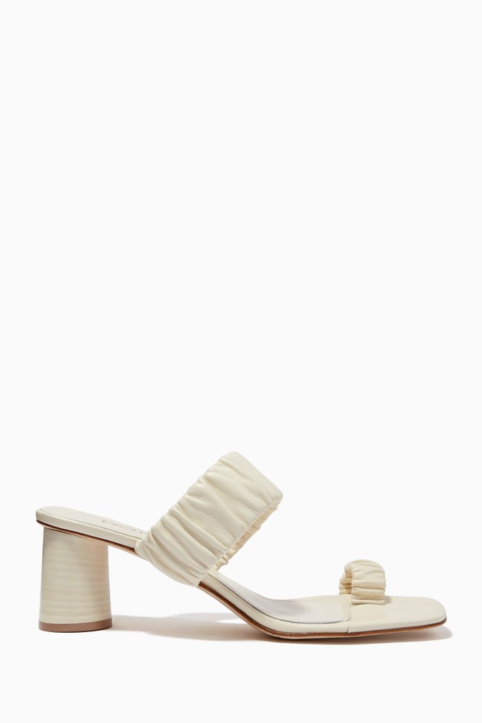 

Amor Mules in Smooth Leather, White