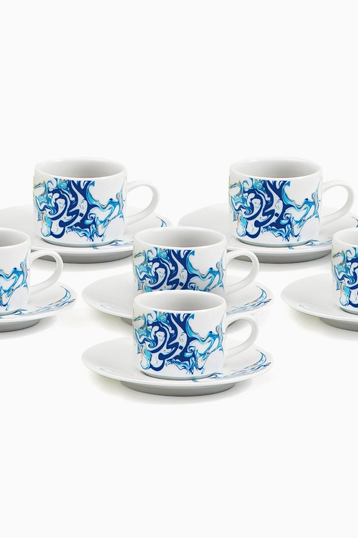 

Metamorphosis Espresso Cups, Set of 6, White