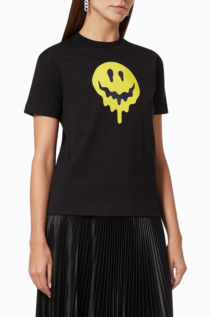 

Drip Peace Small Fit T-shirt in Organic Vintage Jersey, Black