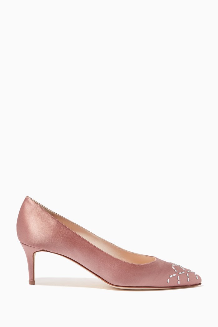 

Biella Pumps in Satin, Pink