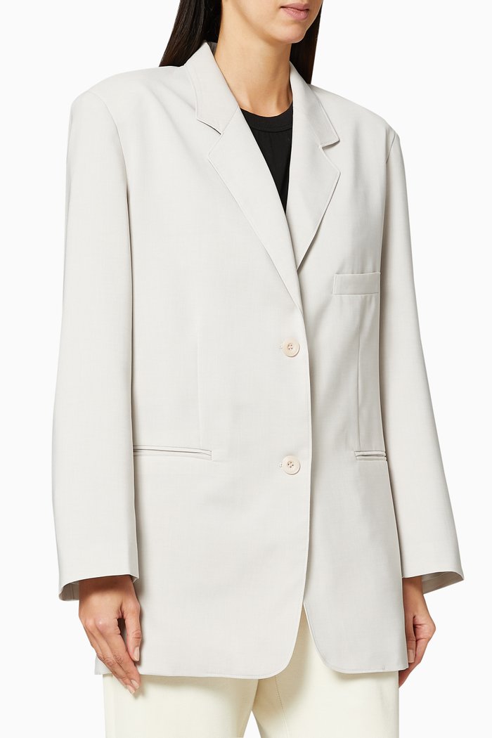 

Pernille Oversized Boy Blazer, Grey