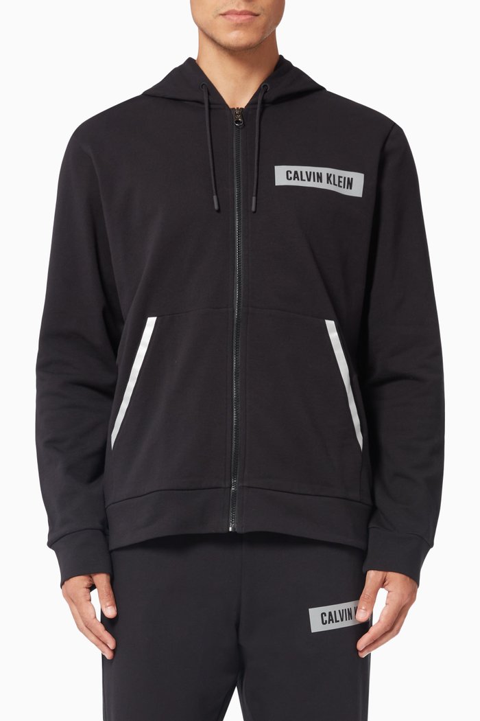 

CK Performance Hooded Jersey Sweatshirt, Black