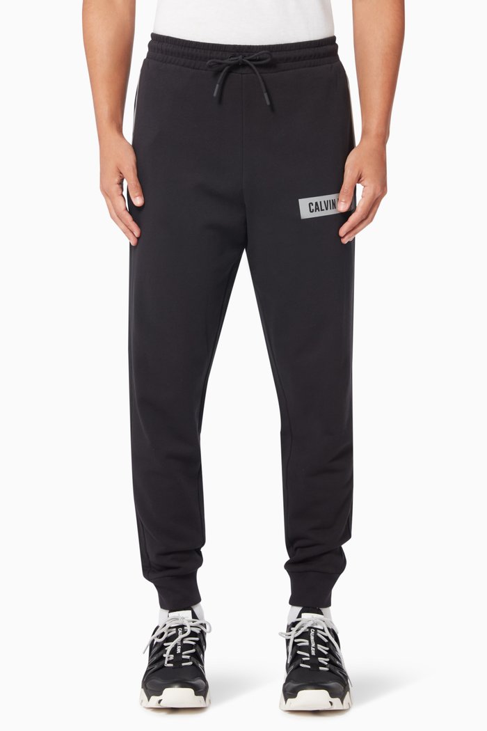 

CK Cotton Terry Joggers, Black