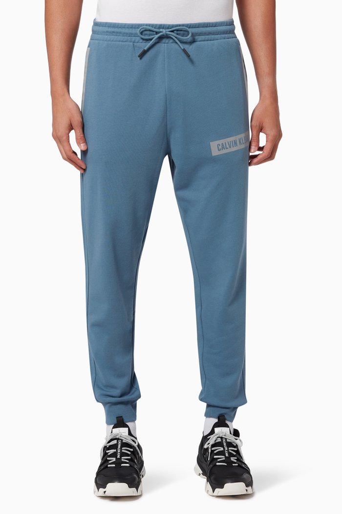 CK Cotton Terry Joggers, Blue