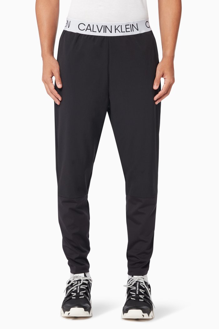 

CK Performance Logo Tape Track Pants, Black